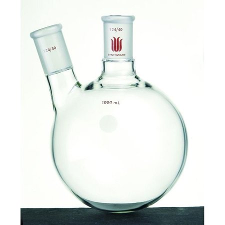 SYNTHWARE FLASK, TWO NECK, ANGLED, 29/42, 24/40, 5L F41915L